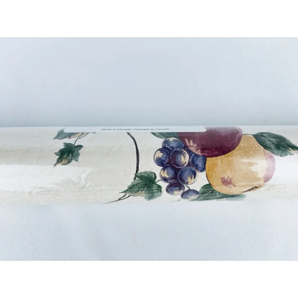 Vintage Wallpaper 1980s Wallcrown Limited Fruit 56.4 Sq Ft‎ Discontinued NOS